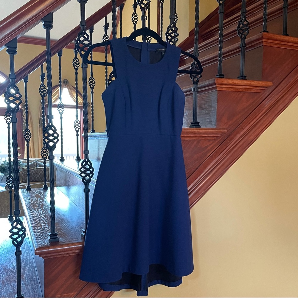Banana Republic Sleeveless Navy Dress